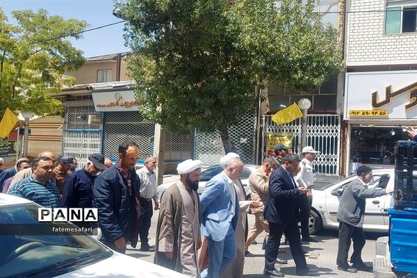 راهپیمایی عید غدیر در شهرستان فیروزکوه