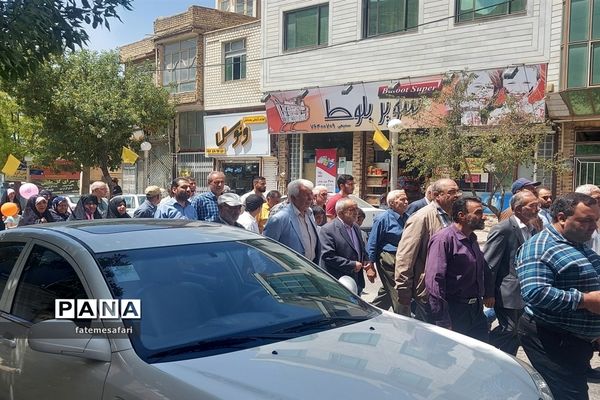 راهپیمایی عید غدیر در شهرستان فیروزکوه
