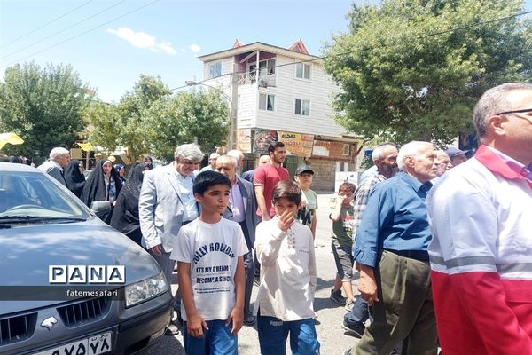 راهپیمایی عید غدیر در شهرستان فیروزکوه