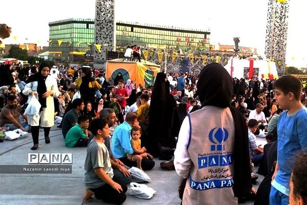 جشن مهمانی ده کیلومتری غدیر در شهر تهران