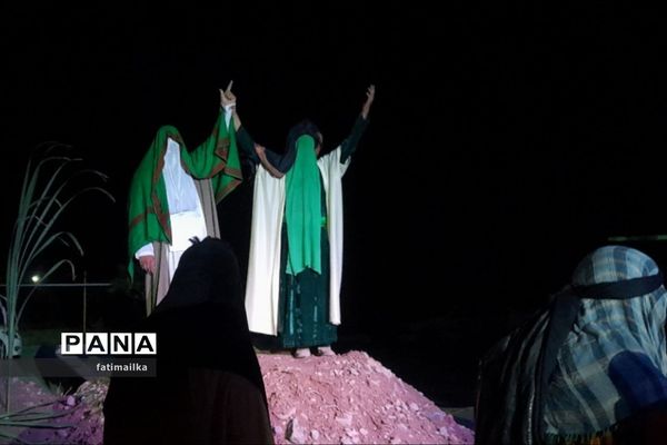 اجرای نمایش بازسازی‌ واقعه غدیر به م غدیرخم در شهرستان فیروزکوه