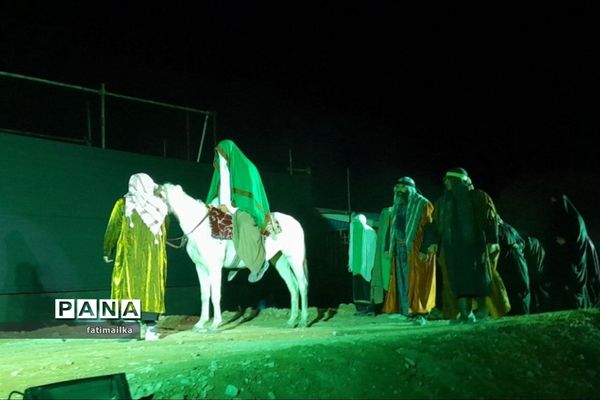 اجرای نمایش بازسازی‌ واقعه غدیر به م غدیرخم در شهرستان فیروزکوه