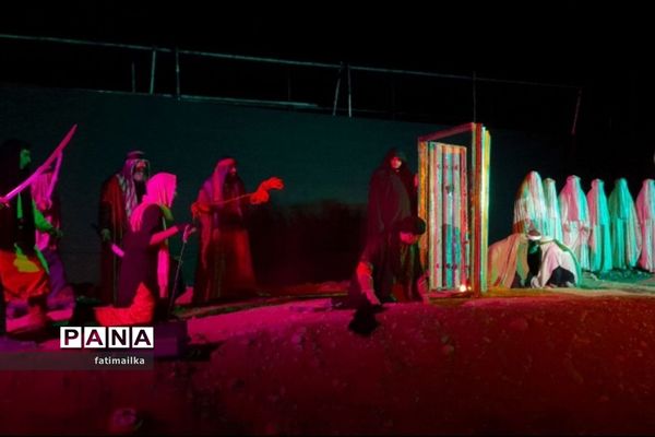 اجرای نمایش بازسازی‌ واقعه غدیر به م غدیرخم در شهرستان فیروزکوه