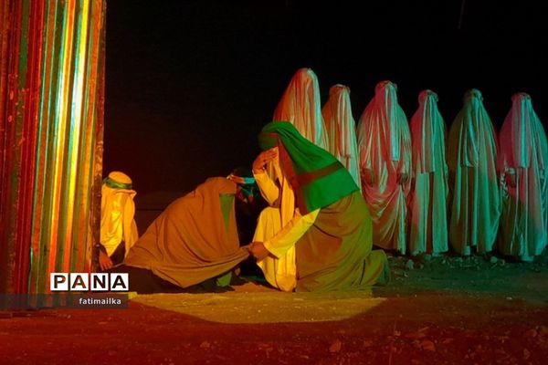 اجرای نمایش بازسازی‌ واقعه غدیر به م غدیرخم در شهرستان فیروزکوه