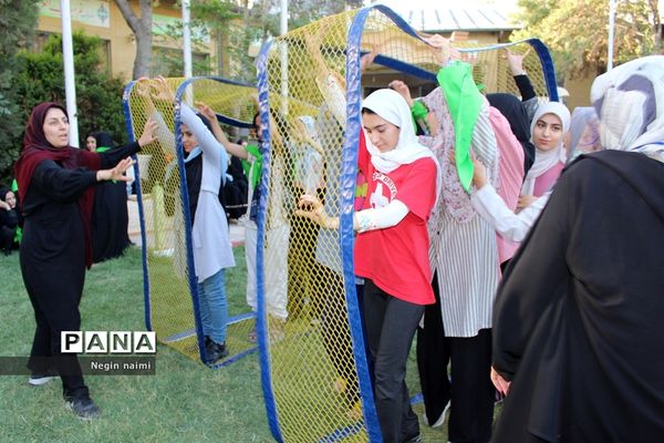 حضور پرشور دانش‌آموزان زیارت‌‌اولی استان کرمانشاه در اردوگاه ثامن‌الحجج مشهد