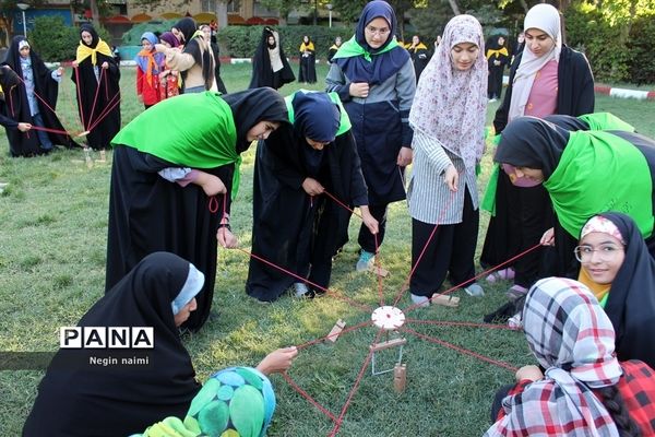 حضور پرشور دانش‌آموزان زیارت‌‌اولی استان کرمانشاه در اردوگاه ثامن‌الحجج مشهد