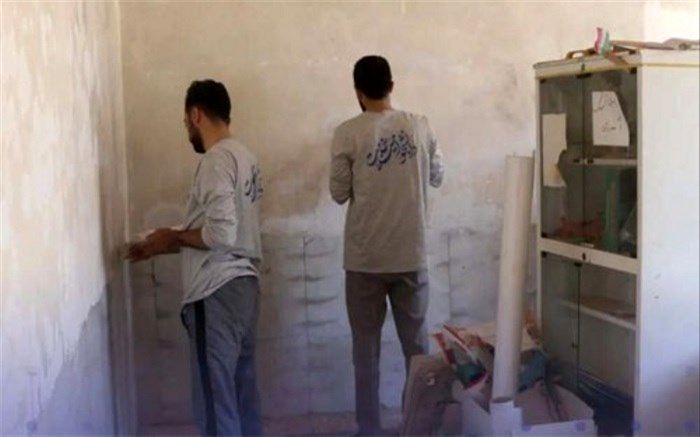 اردوی جهادی دانش‌آموزان استان خوزستان در مناطق زلزله‌زده خوی/فیلم
