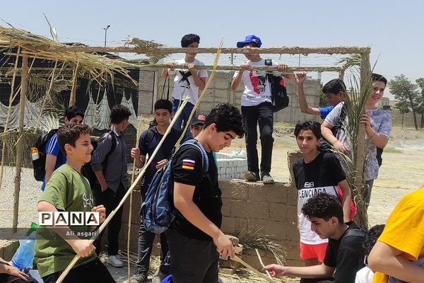 اردوی یک‌روزه دانش‌آموزان منتخب شهرستان شهریار در اردوگاه استانی شهید‌محمد منتظری