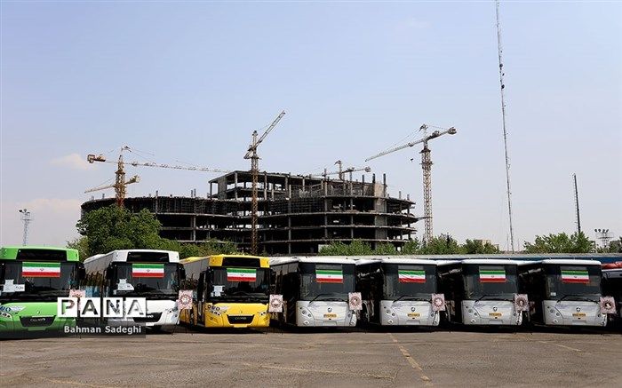 ورود ۱۴۰۰ اتوبوس به ناوگان حمل‌ونقل عمومی تهران