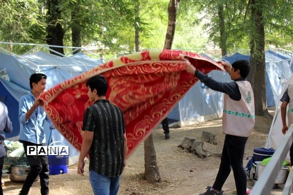 مراسم افتتاحیه دوره دوم اردوی یاورمربیان سازمان دانش‌آموزی شهرستان‌های استان تهران