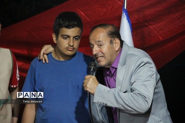 مراسم جُنگ شادی در اردوی یاورمربیان عضو سازمان دانش‌آموزی شهرستانهای استان تهران
