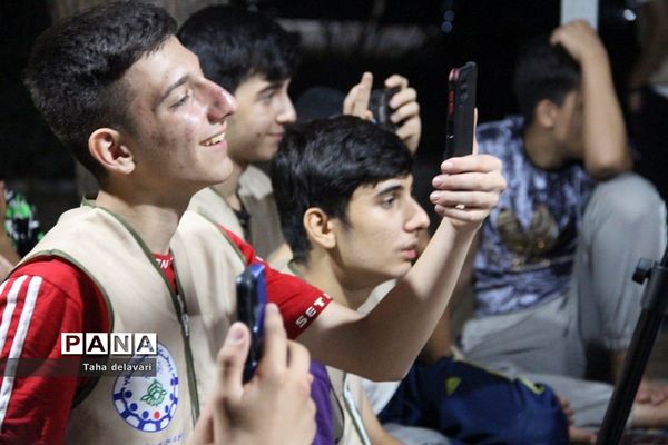 مراسم جُنگ شادی در اردوی یاورمربیان عضو سازمان دانش‌آموزی شهرستانهای استان تهران