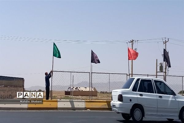 سیاه‌پوش شدن امامزاده سید محمد(ع) کاشمر