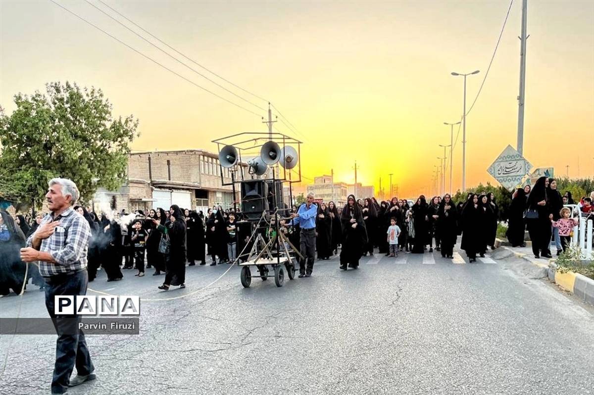 آیین چاووش خوانی عزاداری ماه محرم درشهر آوه