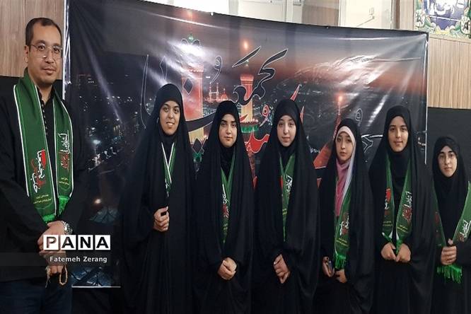 هیات دانشآموزی احلی من العسل ناحیه ۷ مشهد در شبهای عاشورا