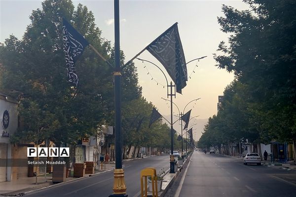 سیاه پوشی کاشمر در ماه محرم