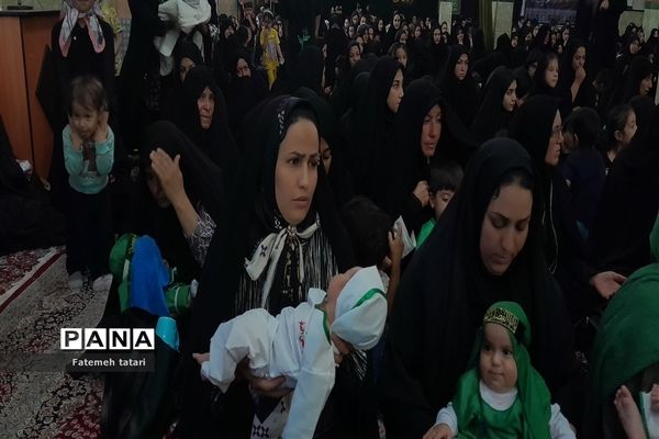 همایش شیرخوارگان حسینی در شهرستان بام و صفی آباد