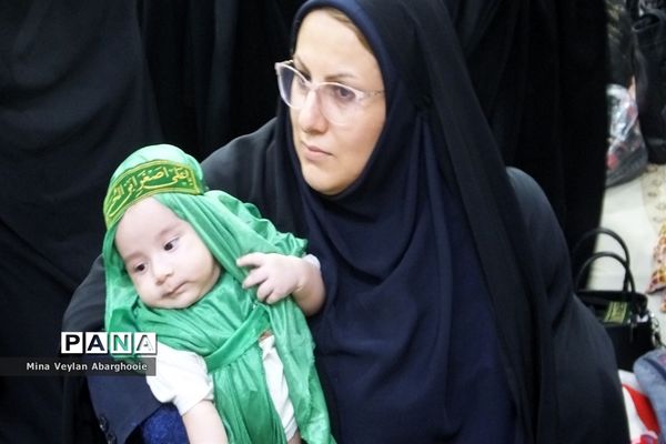 همایش شیرخوارگان حسینی در حرم مطهر حضرت جعفر بن موسی الکاظم شهرستان پیشوا