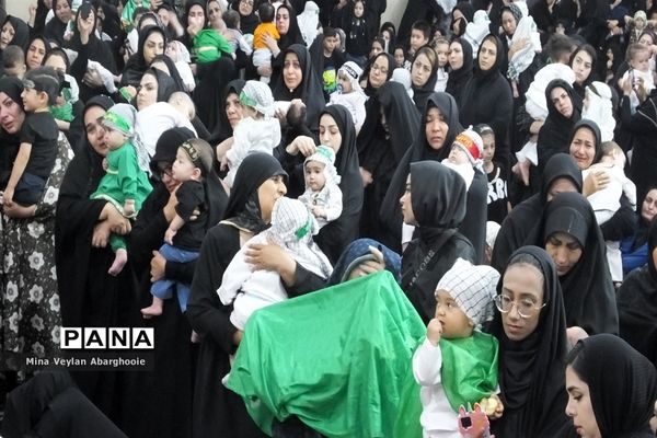 همایش شیرخوارگان حسینی در حرم مطهر حضرت جعفر بن موسی الکاظم شهرستان پیشوا