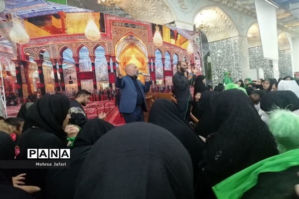 اجتماع شیرخوارگان حسینی در امامزاده سید حمزه(ع)  کاشمر