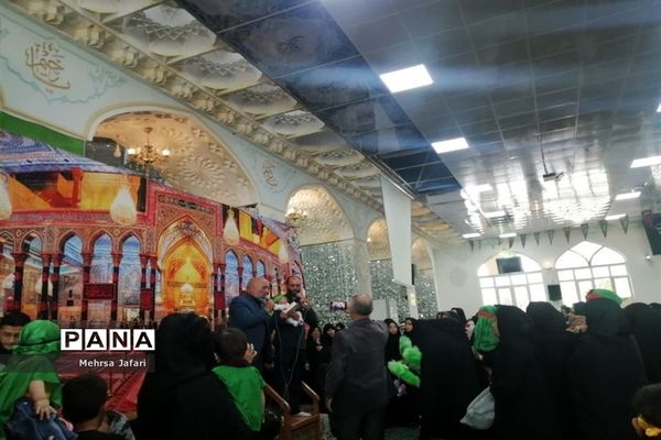 اجتماع شیرخوارگان حسینی در امامزاده سید حمزه(ع)  کاشمر
