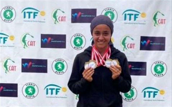 درخشش دختر تنیسور ایرانی در مسابقات تور جهانی؛ ۴ قهرمانی در دوهفته