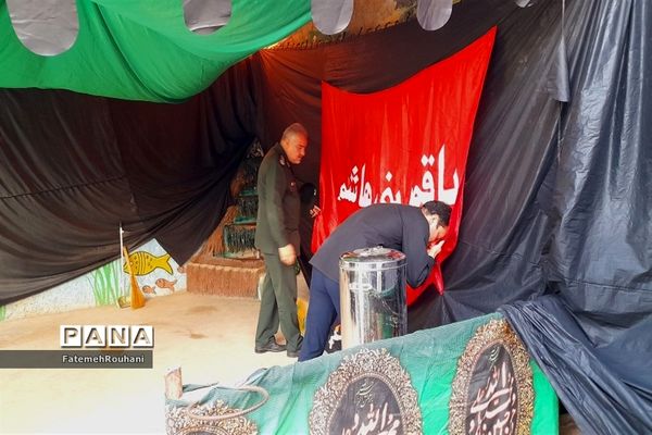 حضور کارکنان اداره آموزش‌و‌پرورش در هیات دختران حاج قاسم شهرستان خلیل‌آباد
