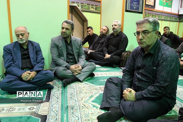 مجلس عزاداری حضرت اباعبدالله الحسین(ع) و قرائت زیارت عاشورا در وزارت آموزش و پرورش