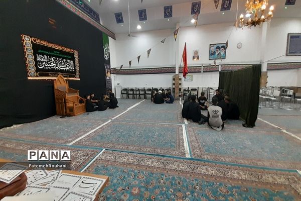 برپایی حلقه‌های معرفتی هیات قاسم بن الحسن ویژه ماه محرم در شهرستان خلیل‌آباد