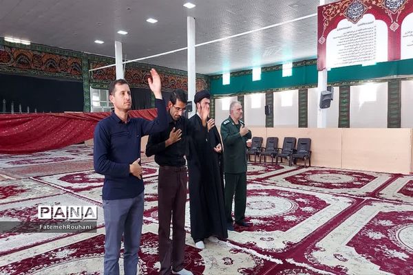 عزاداری پرشور نوجوانان شهرستان خلیل‌آباد در اجتماع بزرگ احلی من العسل