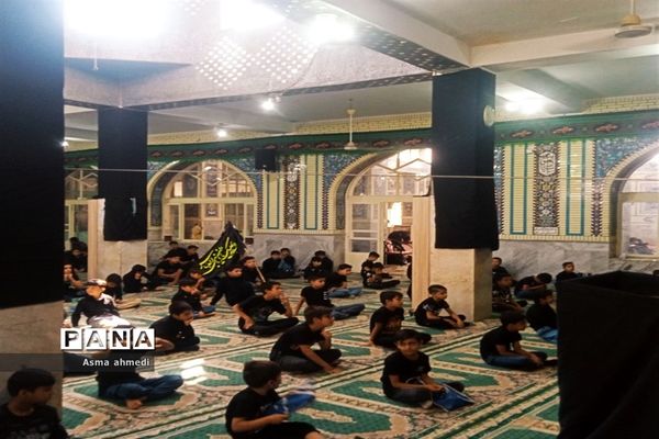 برگزاری مراسم سوگواری احلی من العسل در شهرستان بن