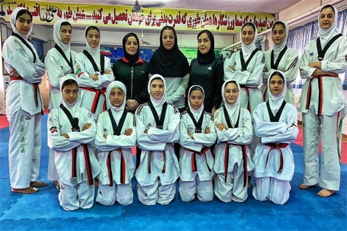 شروع رقابت‌های جهانی تکواندو‌ نونهالان از شهریور؛ دختران ایران در رشت اردو زدند‌