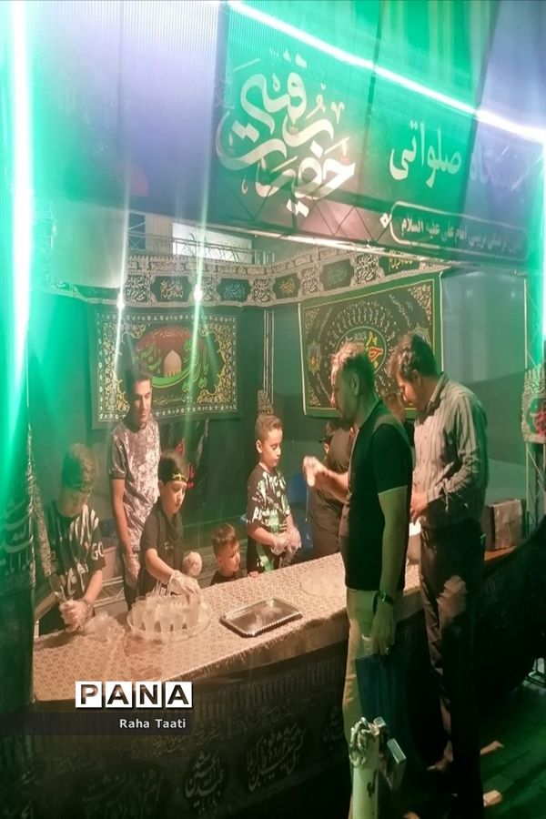 برپایی موکب حضرت رقیه (س) به دست نوجوانان عاشورایی