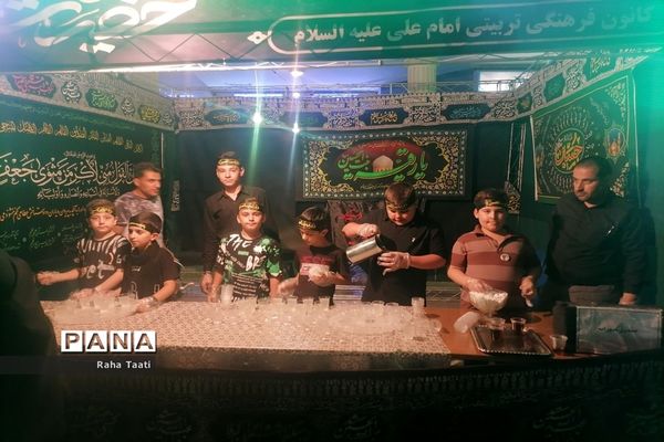 برپایی موکب حضرت رقیه (س) به دست نوجوانان عاشورایی