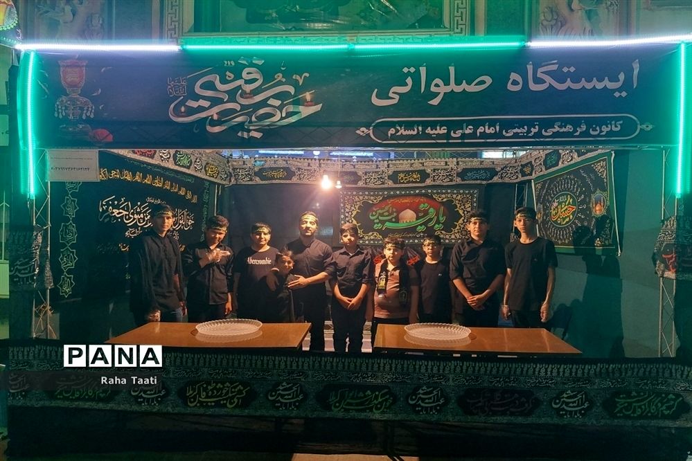 برپایی موکب حضرت رقیه (س) به دست نوجوانان عاشورایی