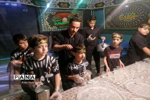 برپایی موکب حضرت رقیه (س) به دست نوجوانان عاشورایی