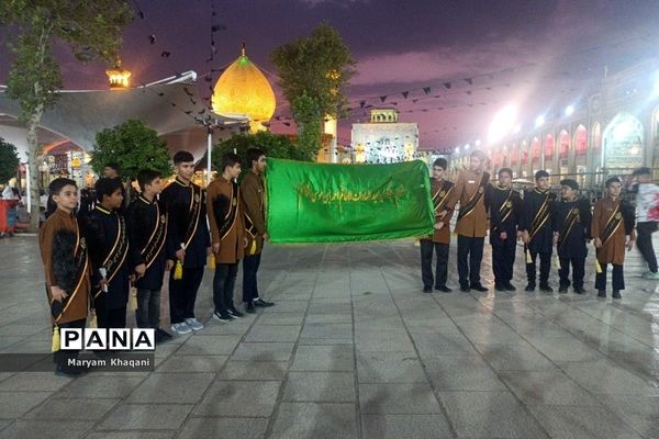 راهپیمایی دانش آموزان دهه هشتادی و دهه نودی ناحیه 3 شیراز در اعتراض به هتک حرمت قرآن کریم