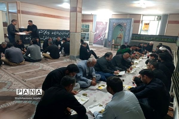 مراسم عزاداری ابا عبدالله الحسین در آموزش و پرورش شهرستان ورامین