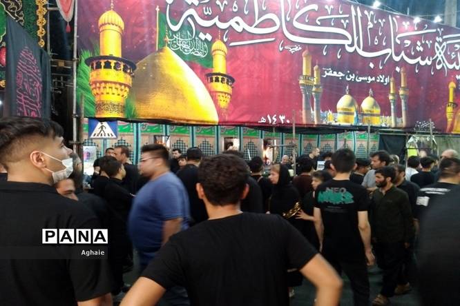 مراسم عزاداری شب تاسوعای حسینی در محله دولت آباد
