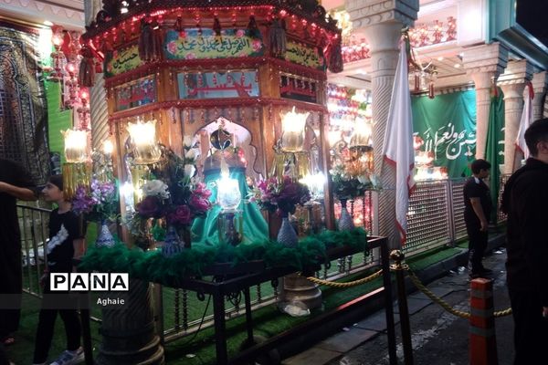 مراسم عزاداری شب تاسوعای حسینی در محله دولت آباد