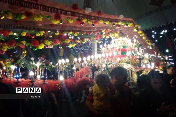 مراسم عزاداری شب تاسوعای حسینی در محله دولت آباد