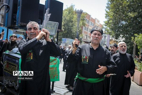 عزاداری تاسوعای حسینی (ع) در هیات کربلایی‌های مقیم تهران