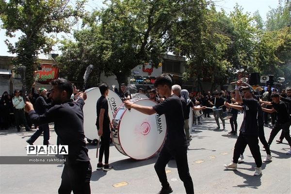 تاسوعا با عاشقان حسینی در بجنورد