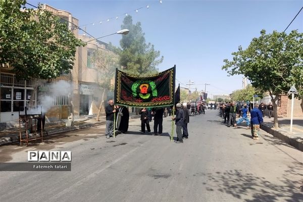 عزاداری تاسوعای حسینی در شهرستان بام و صفی‌آباد