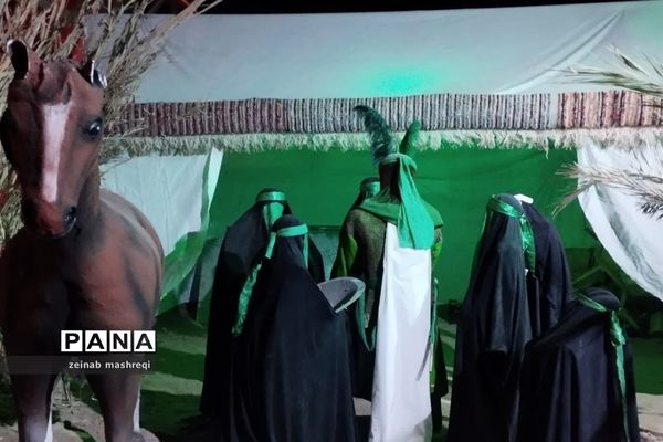 برپایی نمایشگاه روضه رضوان در شهر آئینی و مذهبی نوش‌آباد