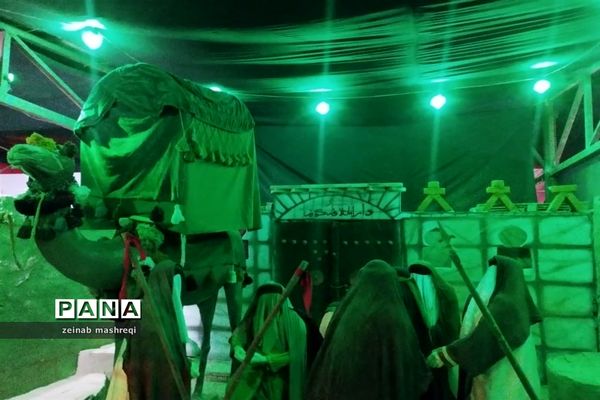برپایی نمایشگاه روضه رضوان در شهر آئینی و مذهبی نوش‌آباد
