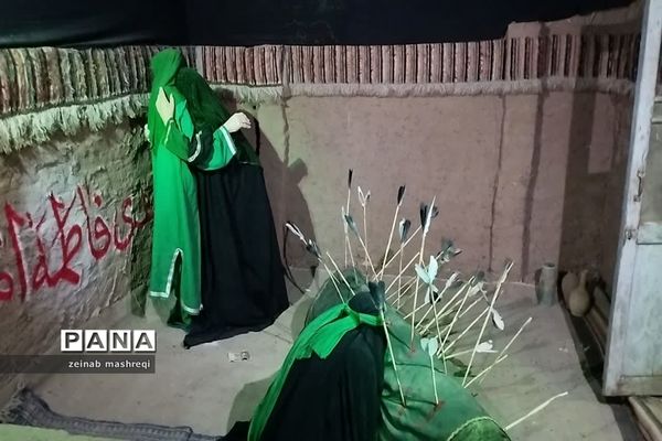 برپایی نمایشگاه روضه رضوان در شهر آئینی و مذهبی نوش‌آباد