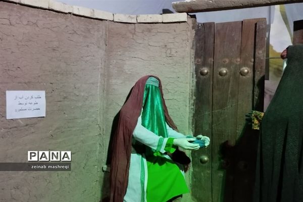 برپایی نمایشگاه روضه رضوان در شهر آئینی و مذهبی نوش‌آباد
