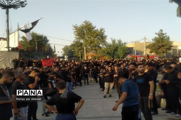 مراسم عزاداری تاسوعای حسینی در شهرستان ورامین