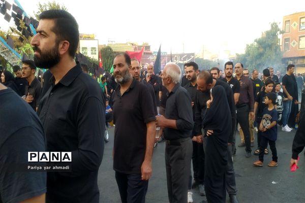 مراسم عزاداری تاسوعای حسینی در شهرستان ورامین